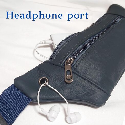 Genuine Leather Slim Lightweight Vintage Fanny Pack Sling Bags with Key Ring Strap, Minimalist Adjustable Strap Travel Zipper Pockets Crossbody Daypack, Cowhide Leather Waist Backpack (Coffee Brown) in Saudi Arabia