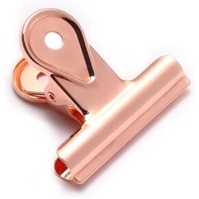 SIAMESE Bulldog Clips, 4 Pcs Binder Clips, Chip Clips Food Snack Bag Clips, Office Kitchen Storage Clips Clamps, Hanging Clips Sealing Clips, Bread Bag Sealing Clips (Rainbow Colors)