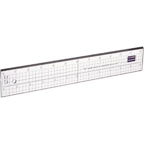 Creative Impressions Metal Edge Acrylic Ruler 12 Inch (80003)