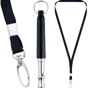Dog Whistle with Lanyard, Adjustable Ultrasonic Dog Whistle to Recall, Bark Control Training Tool, Silent Training Dog Whistle to Stop Barking, Recall (1 Pcs)