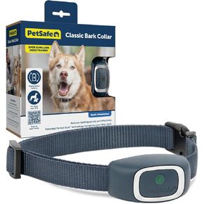 PetSafe Bark Control Collar, Waterproof Basic Bark Control Collar for Small Medium or Large Dogs 8 lb. and Up, Anti-Bark Static Correction Training Device for Canines