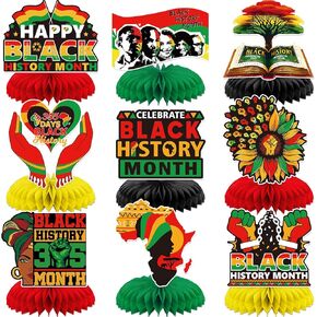 Black History Centerpieces Black History Month Decorations Black History Decorations Black History Month Table Decorations Black History Month Centerpieces for Black History Month Party Supplies