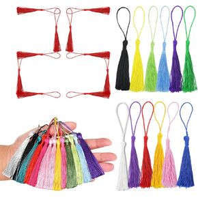 WALWAL Handmade DIY Tassels，25PCS Handmade Tassel Assortment - 14cm/5.5 Inch Tassels for DIY Earrings, Jewelry, Bookmarks, Arts & Crafts (Colorful)