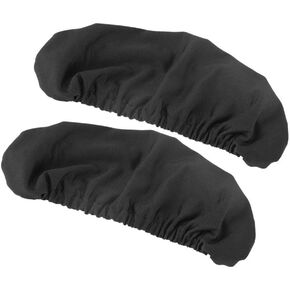 Fdit 1 Pair Removable Chair Armrest Covers Elastic Protector Office Armchair Cover (Black)