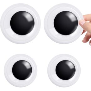 4 Pcs Giant Googly Eyes, Self Adhesive Wiggle Googly Eyes Large and Small Googly Eyes Plastic Eyes Stickers Black White Googly Eyes for Crafts (3Inch, 5Inch)