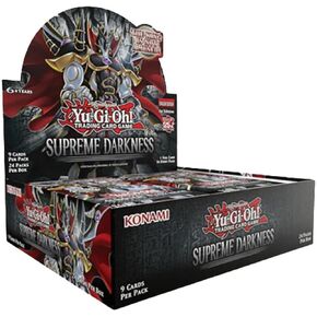YuGiOh Supreme Darkness Trading Card Game 1st Edition Booster Box - 24 Packs