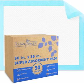 100 Count Super Absorbency Puppy Pads 22"x 22", Leakproof Quick Drying Dog Training Pee Pads, Puppy Pee Pads, Disposable Underpads Changing Pads for Baby, Puppy and Adults
