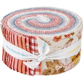 Lisa Audit Countryside Rolie Polie 40 2.5-inch Strips Jelly Roll Riley Blake Designs RP-14530-40, Assorted