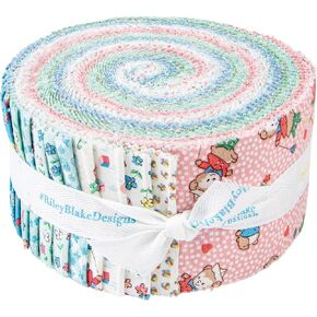 Lindsay Wilkes Playtime 30's Rolie Polie 40 2.5-inch Strips Jelly Roll Riley Blake RP-15150-40