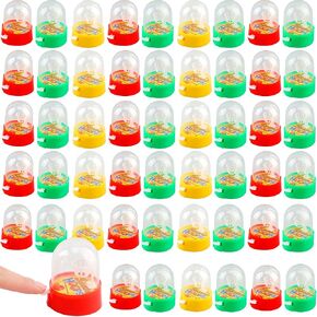 52 Pack Mini Finger Basketball Shooting Game Small Handheld Basketball Hoop Game Toys for Reduce Stress Game and Birthday Sports Theme Party Supplies