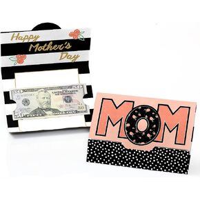 Big Dot of Happiness Best Mom Ever - Mother's Day Money and Gift Card Holders - Set of 8
