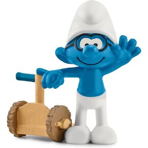 Schleich Smurfs, Collectible Retro Cartoon Toys for Boys and Girls, Segway Smurf Toy Figurine, Ages 3+