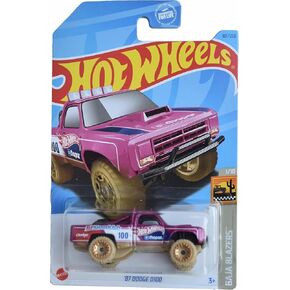 Hot Wheels '87 Dodge D100, Baja Blazers 1/10 [Pink] 181/250