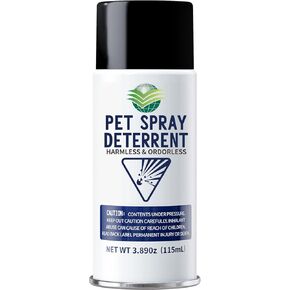 Spray Deterrent Device Refill for Motion Activated Cat Deterrent System - Safe Dog & Cat Spray Deterrent for Counters & Trouble Areas - 3.89oz Total 1 Pack