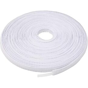 Boning for Corset, White Polyester Boning Cotton Covered, 10mm x 12 Yards