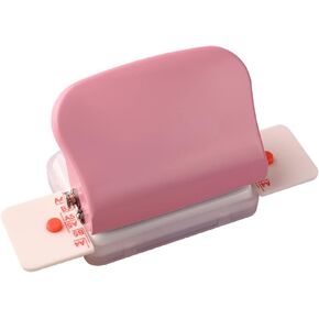 Bisofice KW-Trio 6-Hole Paper Punch Handheld Metal Hole Puncher 5 Sheet Capacity 6mm for A4 A5 B5 Notebook Scrapbook Diary Planner