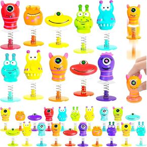 30 PCS Spring Launchers Toys ، Big Eye Monster Jumping Popper Toy ، Toyp up Spring Spring Toys for Kids ، Pinata Toys ، Goodie Facs ، Easter Stuffers ، Whost chorder Guys