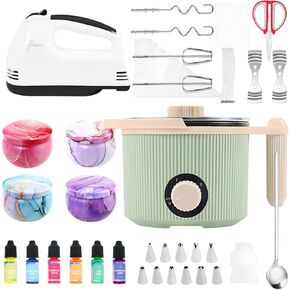 TOAUTO Candle Making Kit with Electronic 3Lbs Melting Pot, Pro DIY Candle Making Supplies Including Heat Gun, Digital Thermometer, Digital Scale, Wick Trimmer for Adults Candle Craft Project