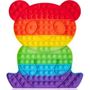 Mr. Pen- Poppers Fidget Toy, Happy Bear Popper Toy for Kids and Adults, Bubble Pop Fidget Toy, Fidget Popper, Fidget Poppers for Toddlers 1-3, Popper Toys for Toddlers 1-3, Pop Toys for Toddlers 1-3