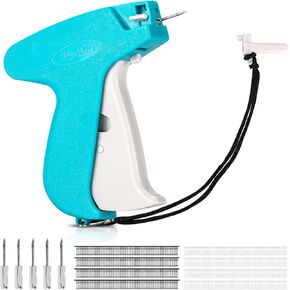 Stitch Gun for Clothes,Quick Stitch Sewing Gun for Quilting Hemming,Tagging Gun for Clothing with 6 Fine Needles,1000 Black & 1000 White Micro Fasteners