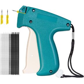 Quick Clothing Fixator, Tagging Gun for Clothing, Fine Stitch Mini Stitch Gun for Clothes with 5000pcs Micro Fasteners and 2 Pieces Steel Needles, Micro Needle Clothing Sewing Gun