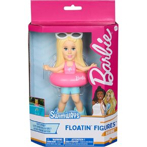 SwimWays Barbie Floatin' Figures, Swimming Pool Accessories & Kids Pool Toys, Barbie Party Supplies & Water Toys for Kids Aged 3 & Up
