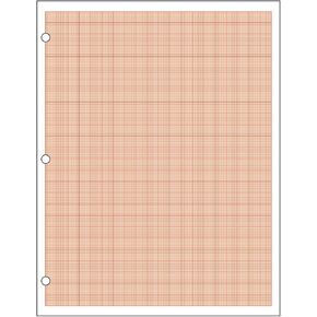 Geyer Instructional Products - Metric Graph Paper, Full Sheet Grid With mm and cm Lines, Double Sided, 500 Sheet Ream, Three Hole Punched