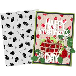3D Textured Embossing Folders for Card Making, Wooden Lace Plastic Embossing Folders Grain Embossing Folder Craft Card Template for DIY Scrapbooking