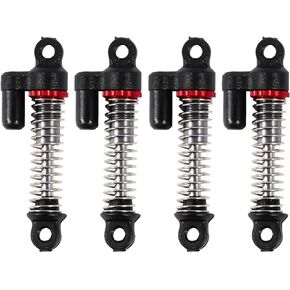 4pcs Metal Shock Absorber Unassembled DIY Kit for 1:35 1:32 Orlandoo Hunter RC Car, Universal Upgrade Parts (ME5-230)