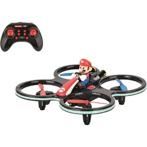 Carrera RC - Officially Licensed Mario Kart Mini Mario-Copter 2.4GHz Rechargeable Remote Control Helicopter Drone Toy Easy to Fly