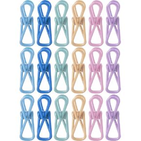 Mr. Pen- Chip Clips, 18 Pack, 2 Inch, White, Utility Steel PVC-Coated Clips, Chip Clips Bag Clips Food Clips for Bags, Chip Clip, Clips for Chips and Other Food Bags, Bag Clips for Chips Clips