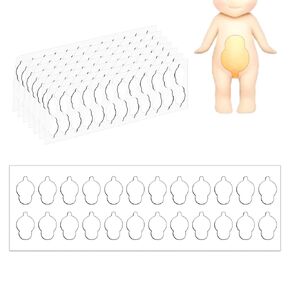 192 Pcs Double Sided Adhesive Tapes for Sonny Baby, Clear Adhesive Pads Clear Sticky Glue for Sonny Doll(Step Type)