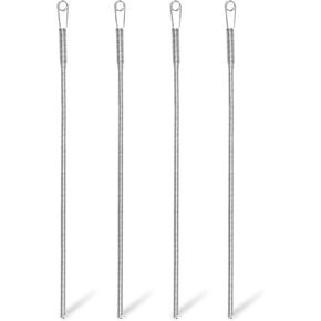 Spring Drawstring Threader,4Pcs Flexible and Elastic Drawstring Threader Tool DIY Rope Threader Clip Hoodie String Replacement Drawstring Puller for Sweatpants,Shorts,Jackets,Coat