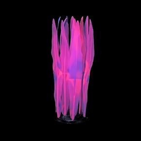 Soft Silicone Glowing Fish Tank Decorations, Aquarium Decoration Plants Glow in The Dark, Aquarium Glowing Kelp Plant, Glowing Artificial Coral Ornament Water Grass for Fish Tank Decor, Blue