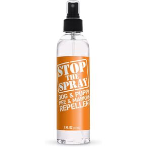 EBPP Stop the Spray - Dog & Puppy Pee Marking Repellent - Pet Training Spray - Puppy Potty Training Spray for Dogs - Dog Pee Stopper - Pee Deterrent for Dogs - No Marking Spray for Dogs Indoor 8oz