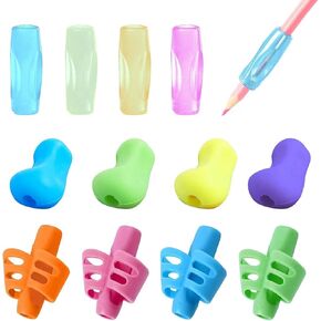 12 PCS Grips for Pencil, Grips for Pencil for Kids Handwriting, Pencil Holder for Kids, Pen Grip