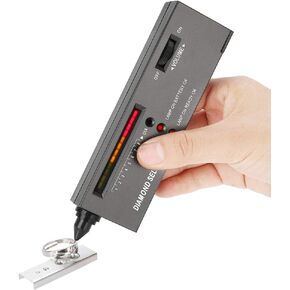 Eimsoah المحمولة LED Audio Tester Selector Precision Tool مع سهولة المعايرة ، وضوء LED ومؤشر الصوت ، واختبار صغير للأحجار فضفاضة