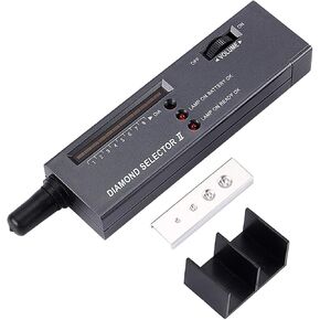 CYTGOUPER Diamond Tester Pen with 60x Illuminated LED Loupe, High Accuracy Diamond Tester Professional Gem Tester Gold Tester Kit for Jewelry