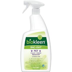 Biokleen Bac-Out Pet Stain Remover - 32 Ounce - Enzymatic, Natural, Destroys Stains & Odors Safely, for Pet Stains on Carpets - Eco-Friendly, Plant-Based