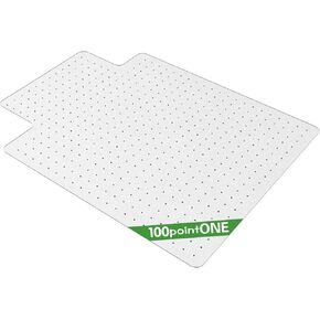 Office Chair Mat for Low Pile Carpet- 36" x 48" Studded Desk Chair Mat for Carpeted Floors, Plastic Floor Mat for Office Chair Over Carpet