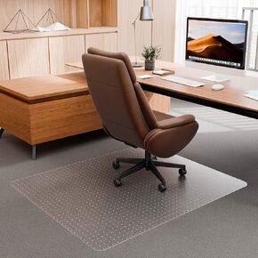 Office Chair Mat for Hardwood Floors, Easy Glide Office Mats for Rolling Chairs, Clear Rolling Chair Mat for Hardwood 48" x 30"