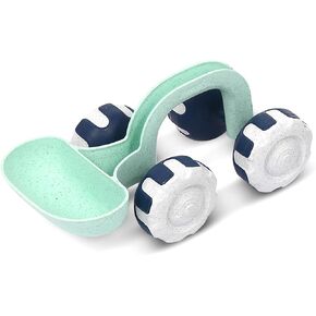 Asweets Beach Sand Toy Shovel Car, Organic Green Plastic Travel Beach Sand Toys for Kids Toddlers, Ideal Gift for Boys and Girls, 11.81''L x 6.10''W x 5.31''H