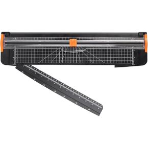 ZEQUAN Paper Cutter 18 inch, 18" Cut Length Large Paper Trimmer Slider for Craft Scrapbooking Cardstock, 1pcs Blade
