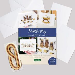 Katy Sue 'Miniature Nativity' Christmas Paper Quilling Card Kit