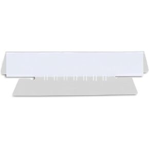 Staples 380431 Plastic Tabs 3-1/2-Inch X 5/8-Inch Clear 50/Pack (10986)