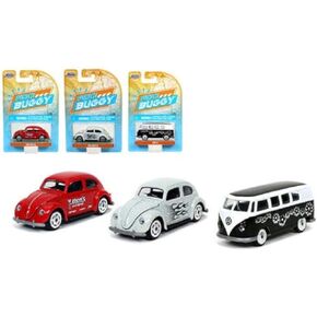 Volkswagen Beetle Bus Punch Buggy SLUG Bug Wave 1 Set of 3 2020 1/64 JADA 14051