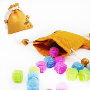 KOREAC_Gonggi Konggi Gong Gi Korean Jacks Stone Game 15Pieces, a Lucky Bag