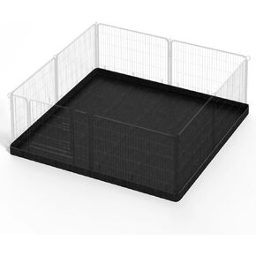 PJYuCien Dog Playpen Top Cover - Fits Most 8 Panels 24 Inch Width Metal Dog Fence Octagonal Dog Play Pen (Note: Only PlayPen Top Cover, NO PLAYPEN!)