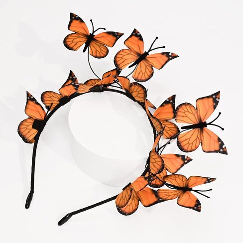DEEKA Butterfly Headbands Fascinators Hat Women Butterfly Costume Crown Headpiece for Women and Girls in Saudi Arabia