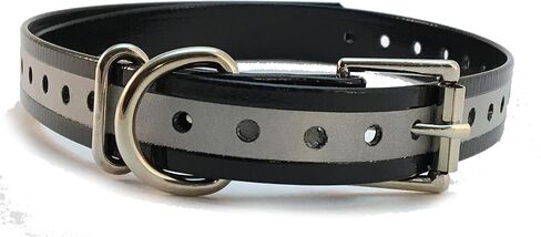 Replacement Strap for Garmin Collars - 3/4" Wide Ultra-Durable Dog E-Collar Replacement for Training, Bark, Shock, Electric, and GPS Collars - 28" Adjustable LengthGarmin (BLK) in Kuwait